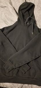 Black plain sweatshirt